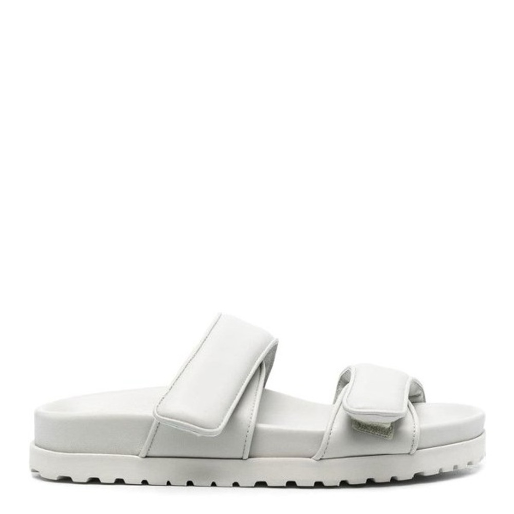 GIA BORGHINI
Double-strap leather flat sandals